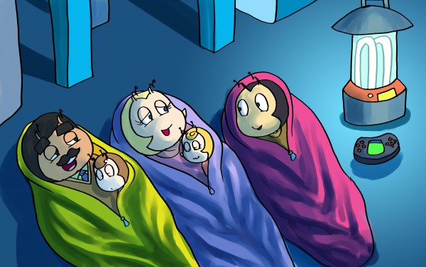 Bedtime - Staying In - Power outage - Bugville Critters Digital Download